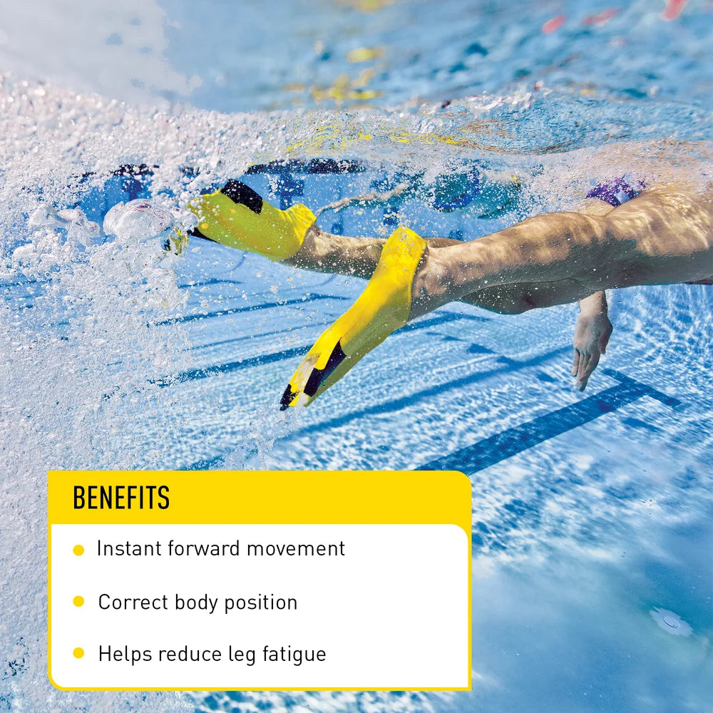 Yellow Swimming Fins I288