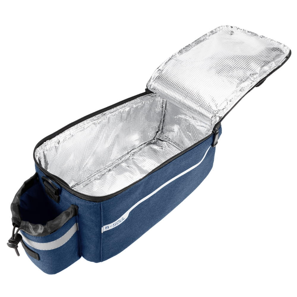 Insulated Trunk Cooler Bag Cycling Rear Rack Storage Luggage Bag Reflective MTB Bike Pannier Bag Shoulder Bag L610981