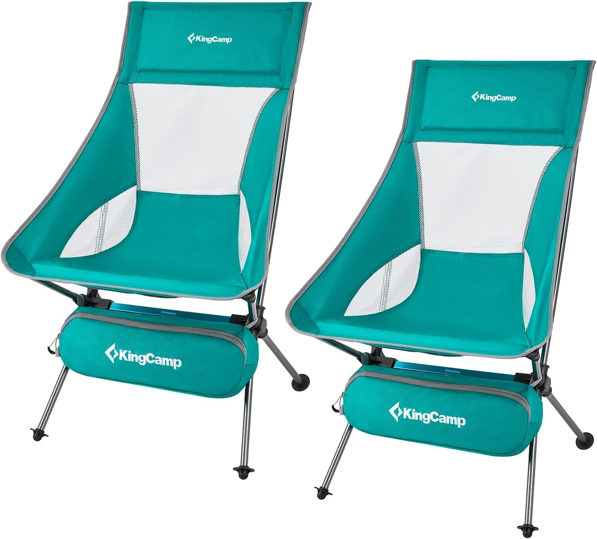 Lightweight Portable Folding Camping Chair with Armrest, High Back, Carry Bag K5379