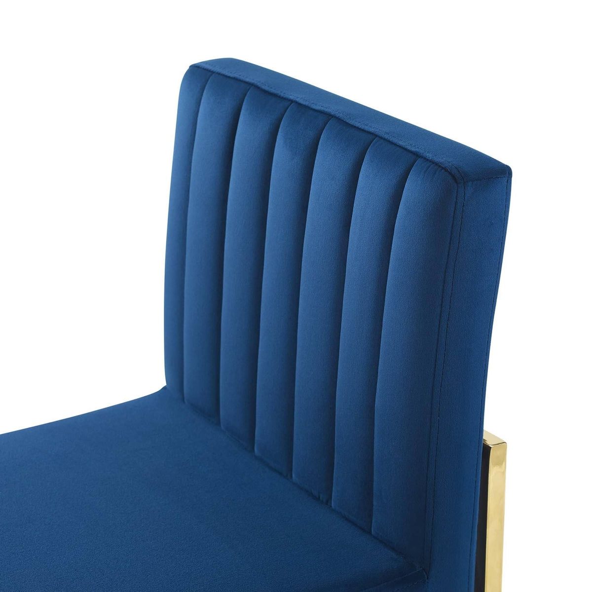 Charcoal Performance Velvet Dining Chair Set of 2 I65953