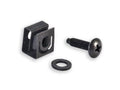 Black 10-32 Slide-On Cage Nut & Screws with Washers 100-Pack B656808
