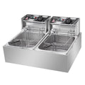 5000W 12L Dual Tanks Electric Deep Fryer with 2 Basket Q514