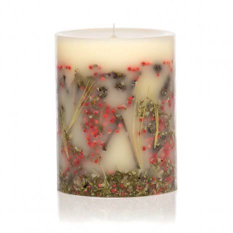 Red Currant & Cranberry Tall Round Botanical Candle P918