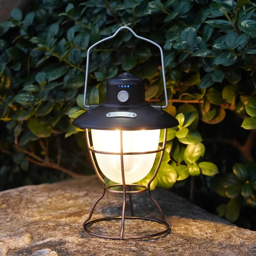 Retro Camping Lantern with Power Bank D235