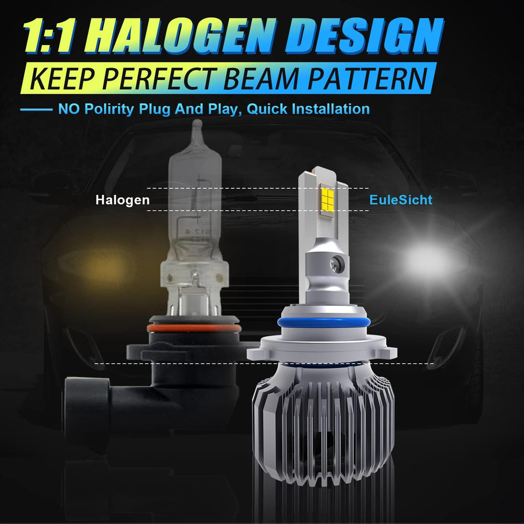 H4 LED Headlight Bulb 6000K Xenon White, Pack of 2 C5684