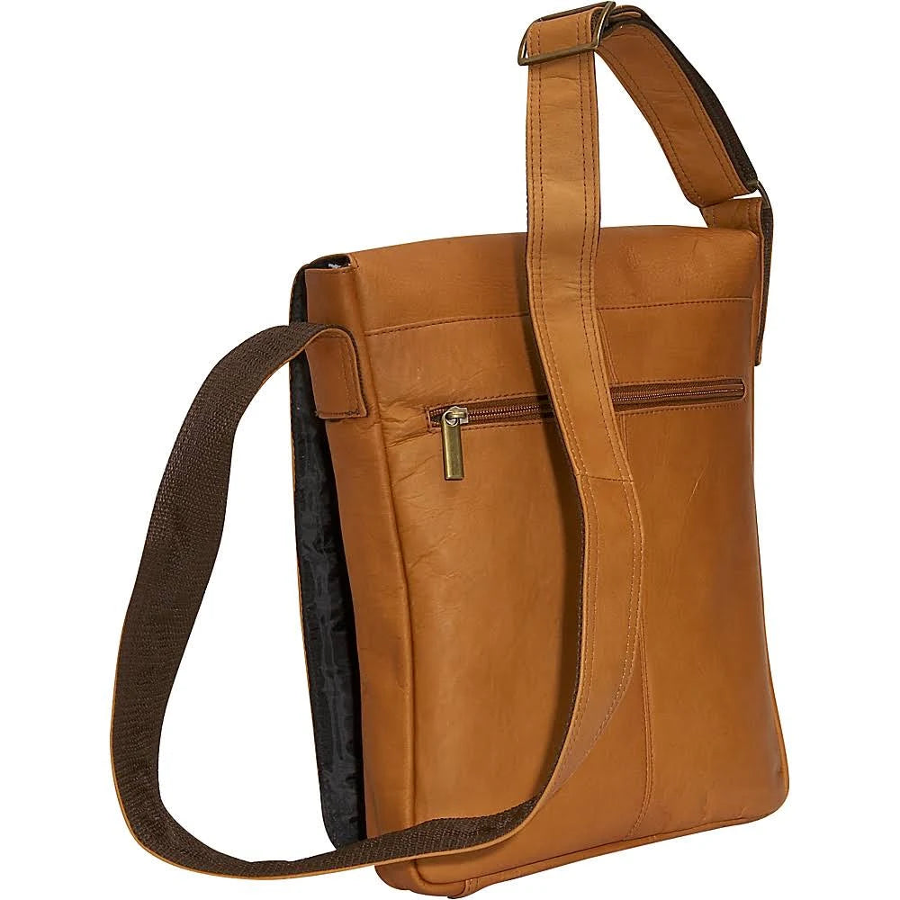 Tan Small Vertical Messenger Bag M895878