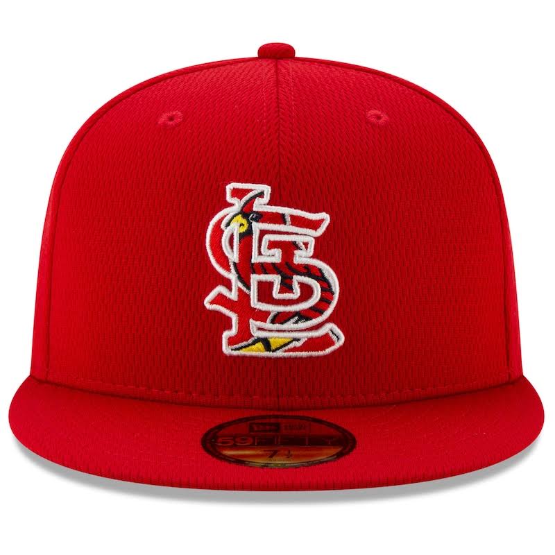 Red Fitted Hat F5647