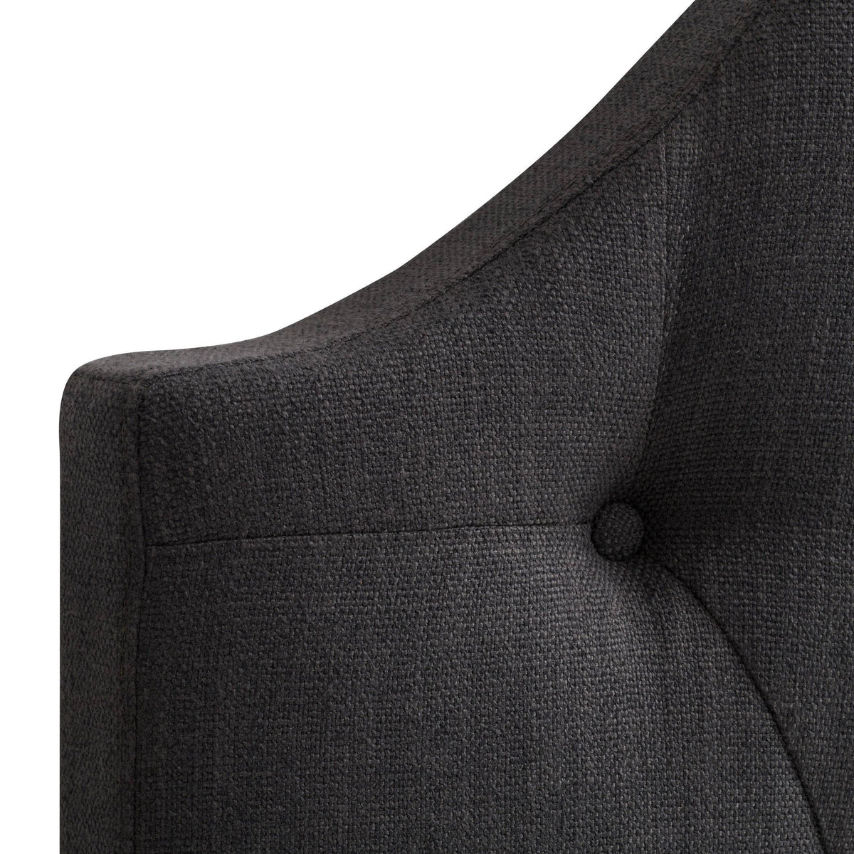 Tufted Light Gray Fabric Headboard G2368