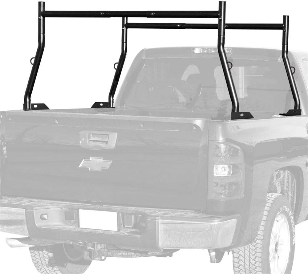 Black Aluminum Pickup Truck Bed Utility Rack O67533