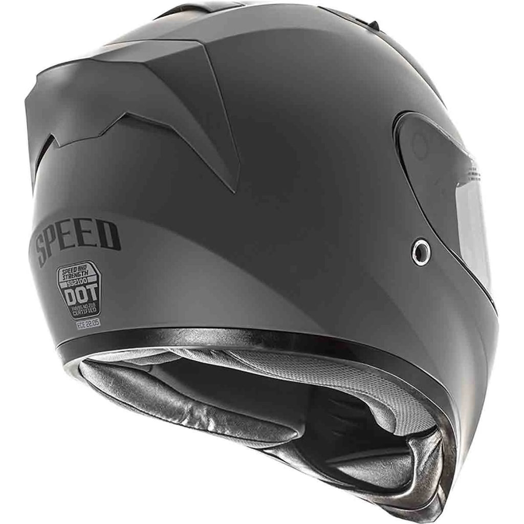 Satin White Solid Speed Helmet G850