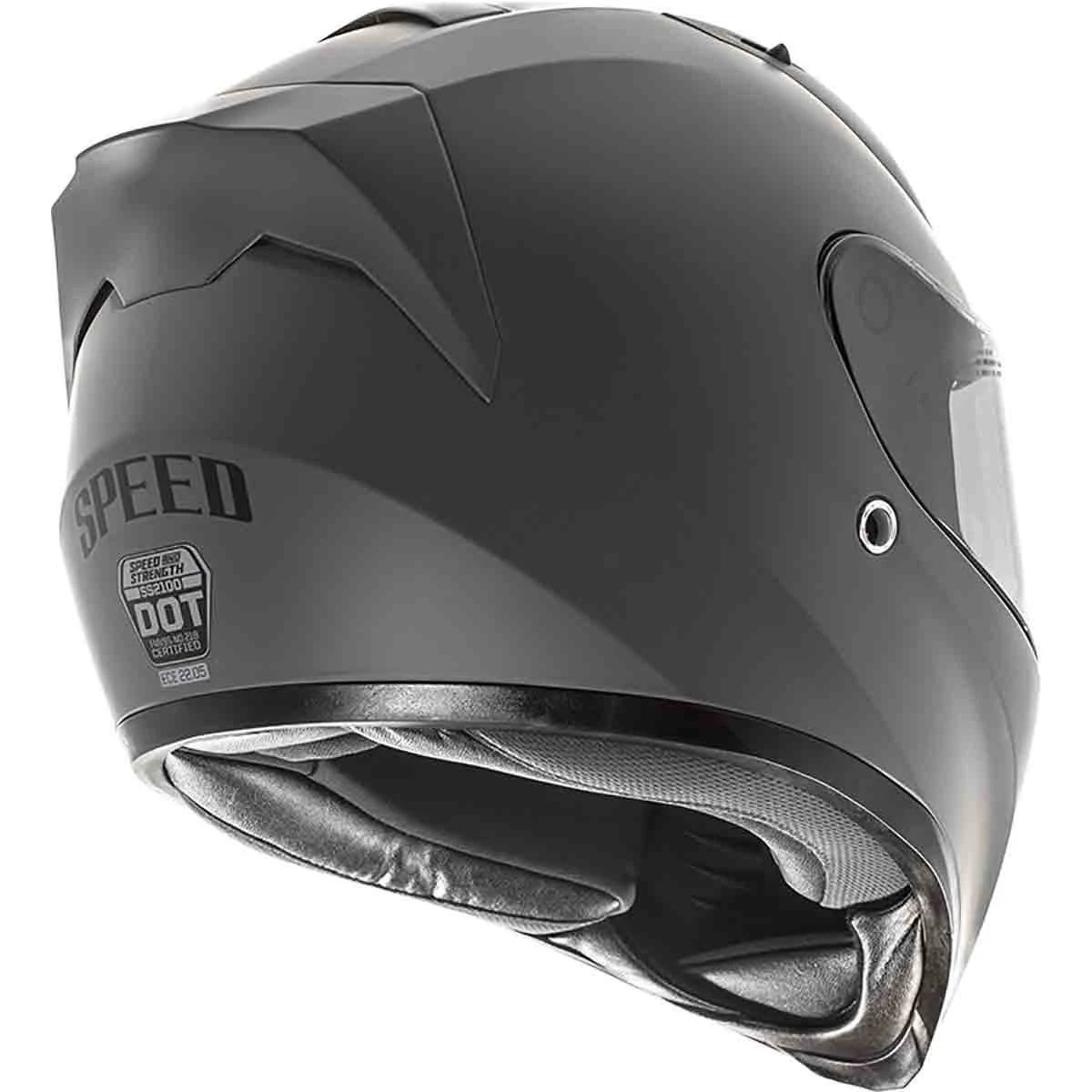 Satin White Solid Speed Helmet G850