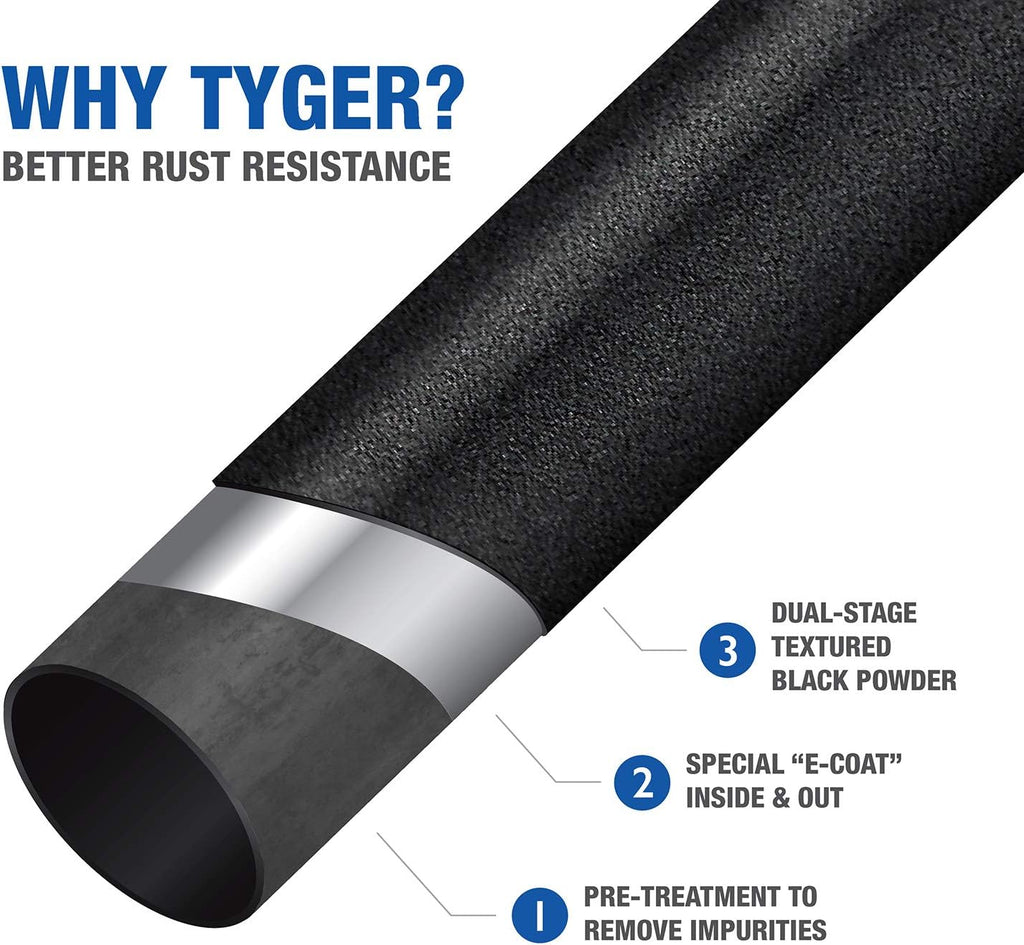 Textured Black Side Step Nerf Bars for Tacoma Double Cab X163