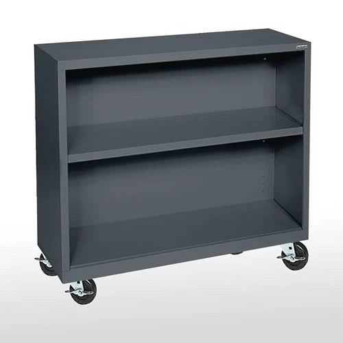 Charcoal Welded Mobile Bookcase R22470