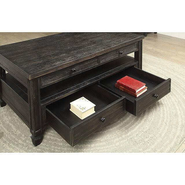 Antique Black Sofa Table J76602