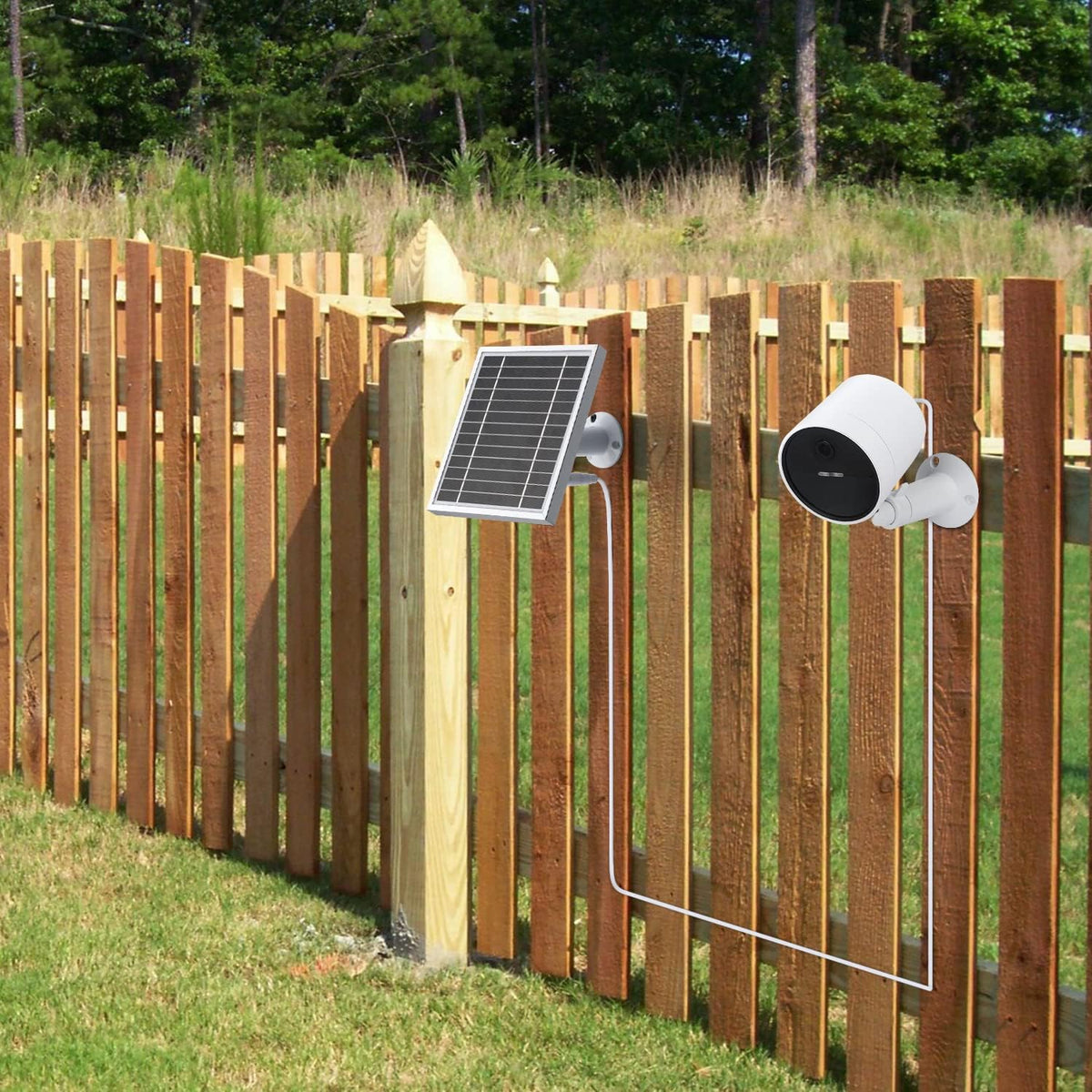 Silver 3PACK Solar Panel for Outdoor Security Camera T81325