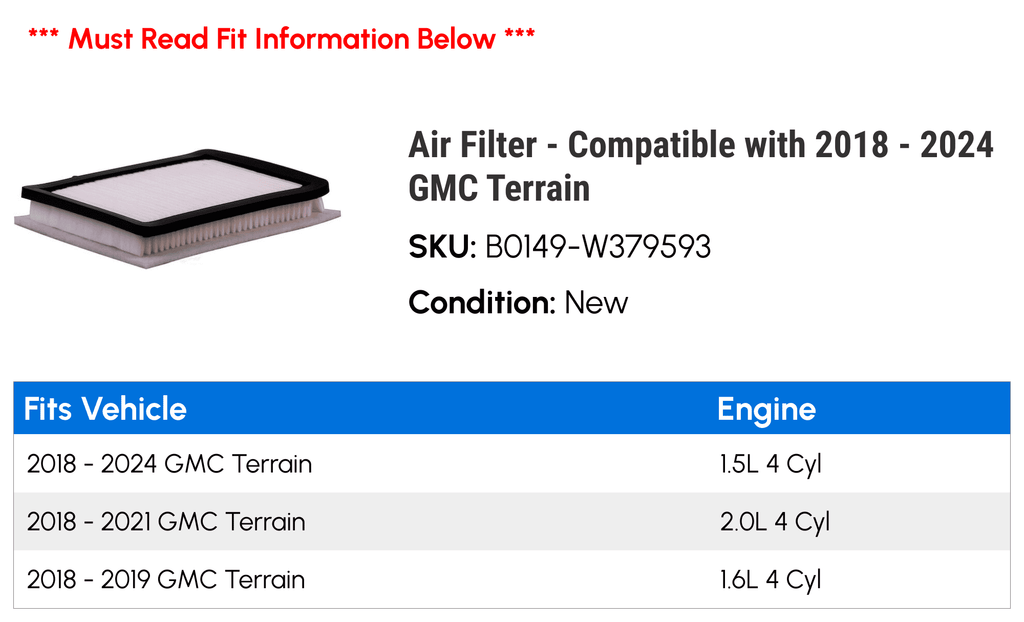 Air Filter A4284