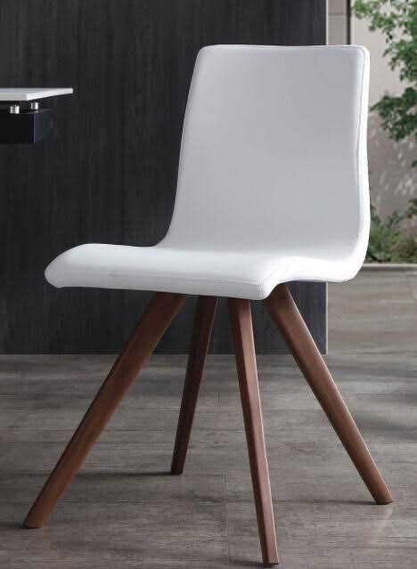 White Faux Leather Dining Chair I783789