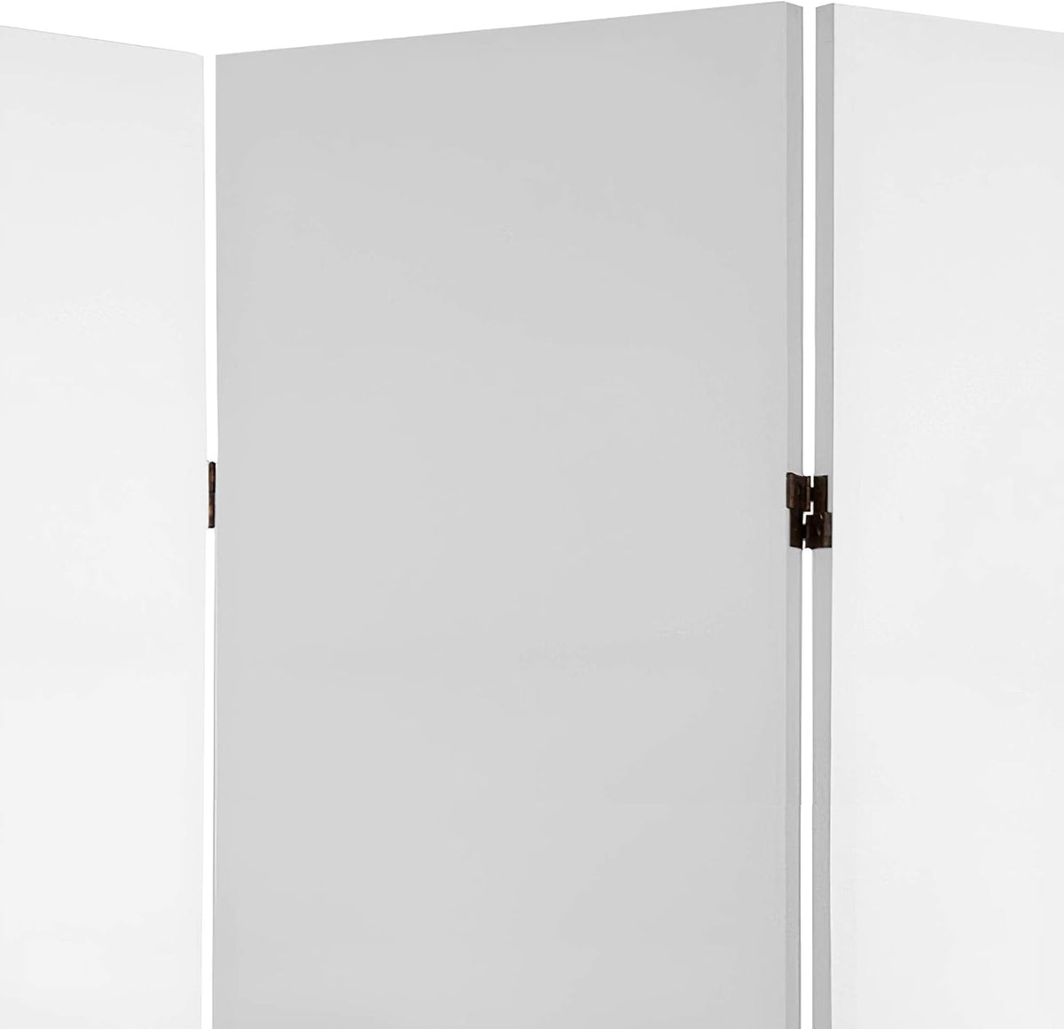 White 4 Panel Canvas Room Divider D648