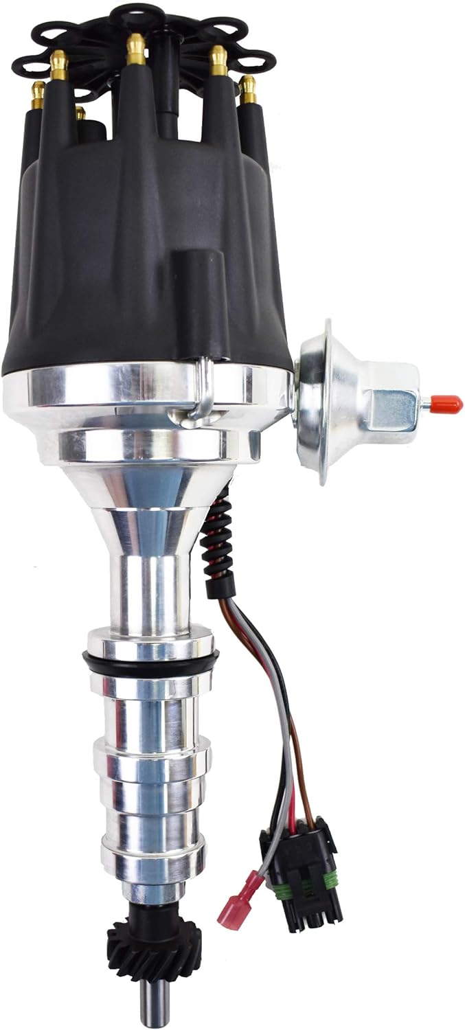 V8 Pro Series Ready to Run R2R Distributor for Ford FE 330, 352, 360, 390, 406, 410, 427, 428, Blue Cap Z434728