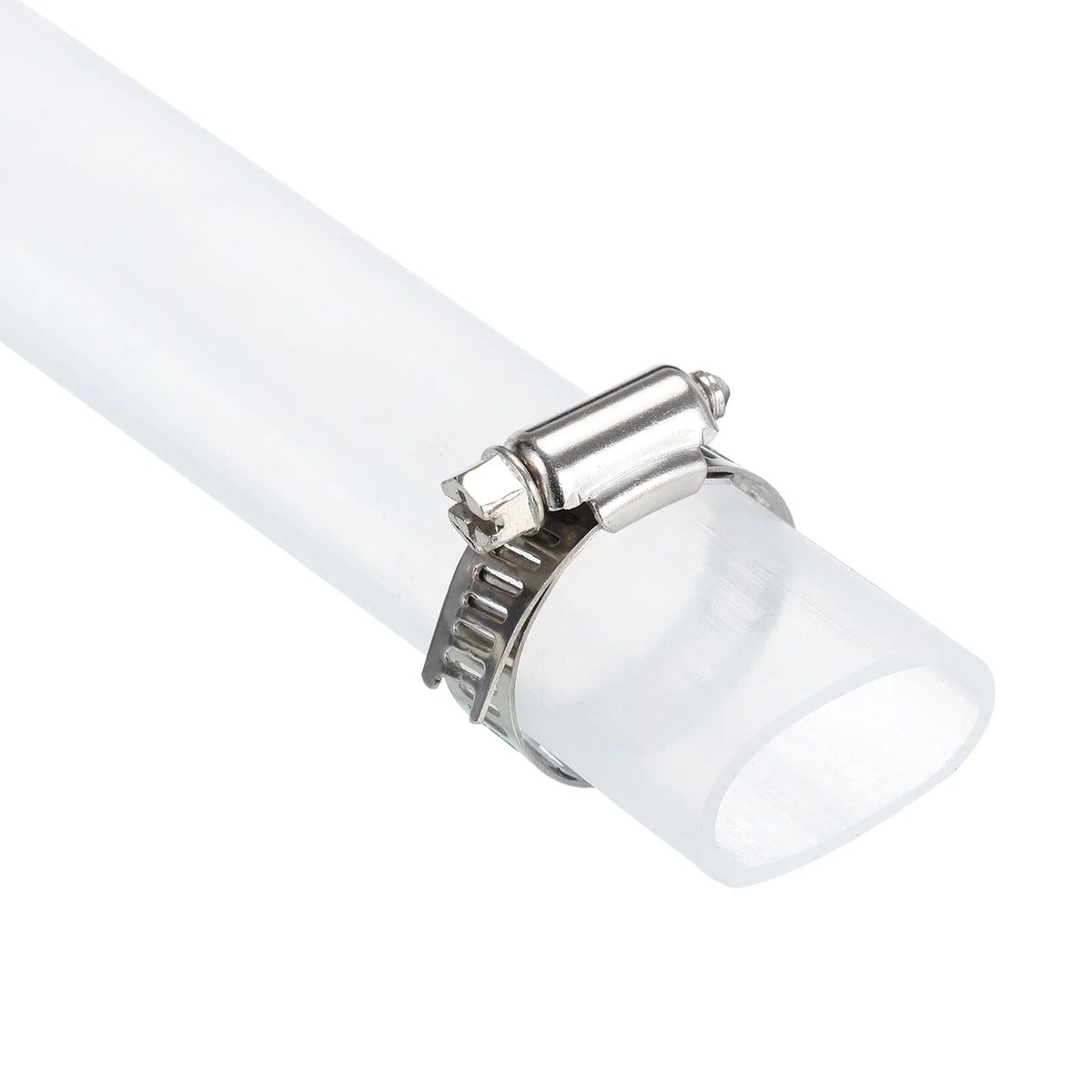 Clear Silicone Rubber Tubing 10ft with Clamp Q608
