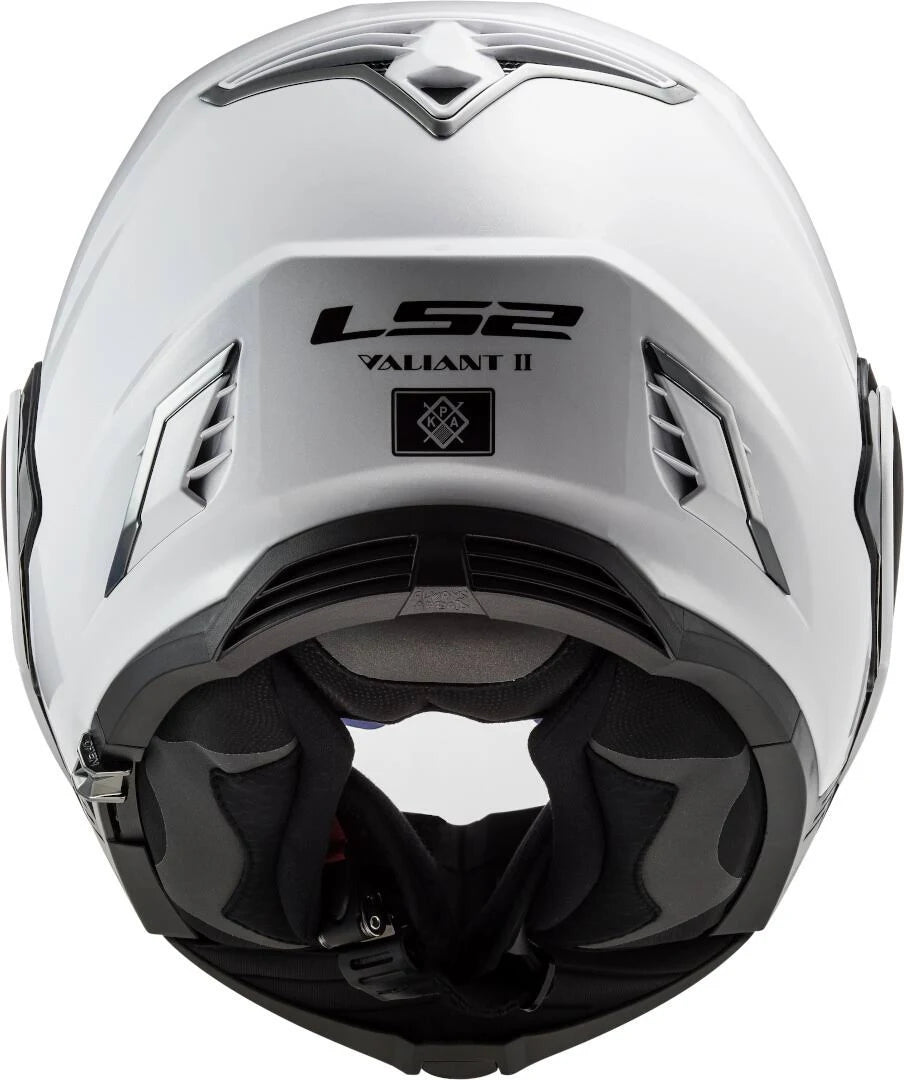 White Solid Motorcycle Helmet V4289