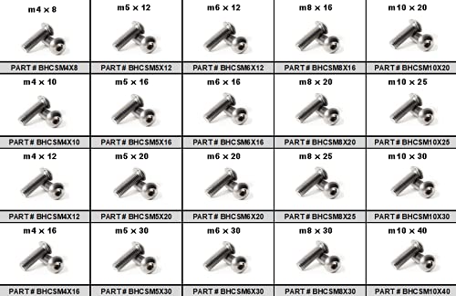 Metric Button Socket Cap Screws Assortment in Metal Tray Q2311