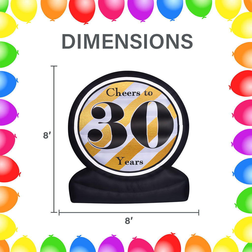 Inflatable Sign with Lights and Storage Bag D2457