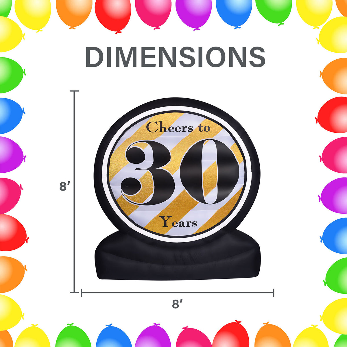 Inflatable Sign with Lights and Storage Bag D2457