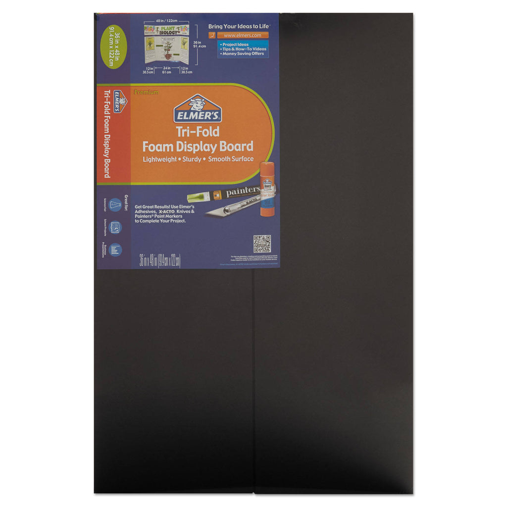 Black 24 x 36 Polystyrene Foam Display Board, 12/Carton T5856