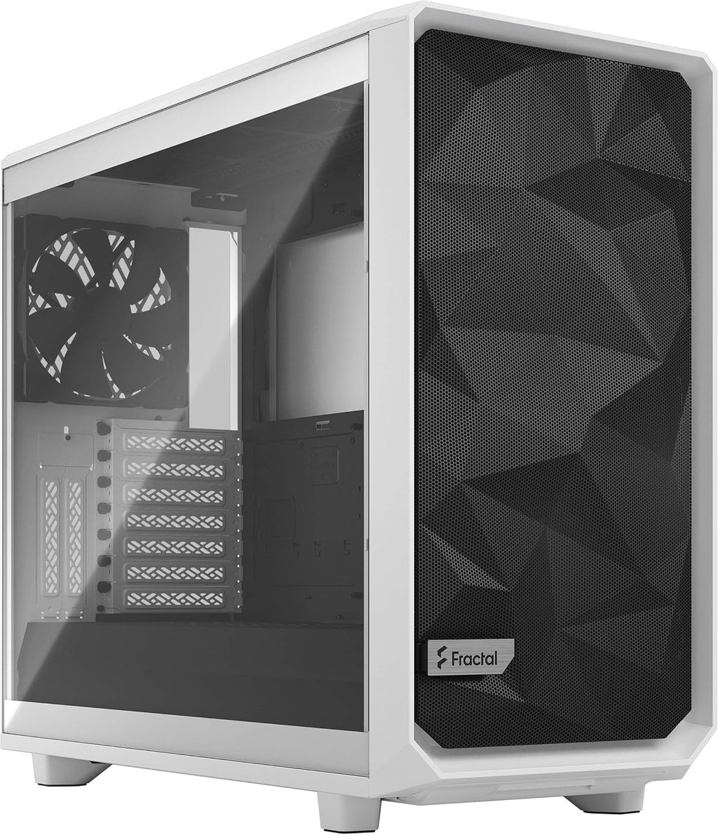 Black ATX Mid Tower Computer Case with Tempered Glass Window P822