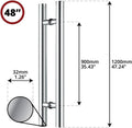48 inch Brushed Stainless Steel Pull Push Door Handles C801