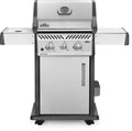 Stainless Steel Propane Gas Grill with Infrared Side Burner V150581