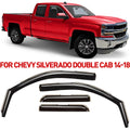 4 Pieces In-Channel Rain Guards for Trucks T8304