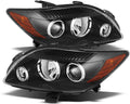 2008 2010 Scion tC Headlights Headlamps Driver Passenger Side L2672