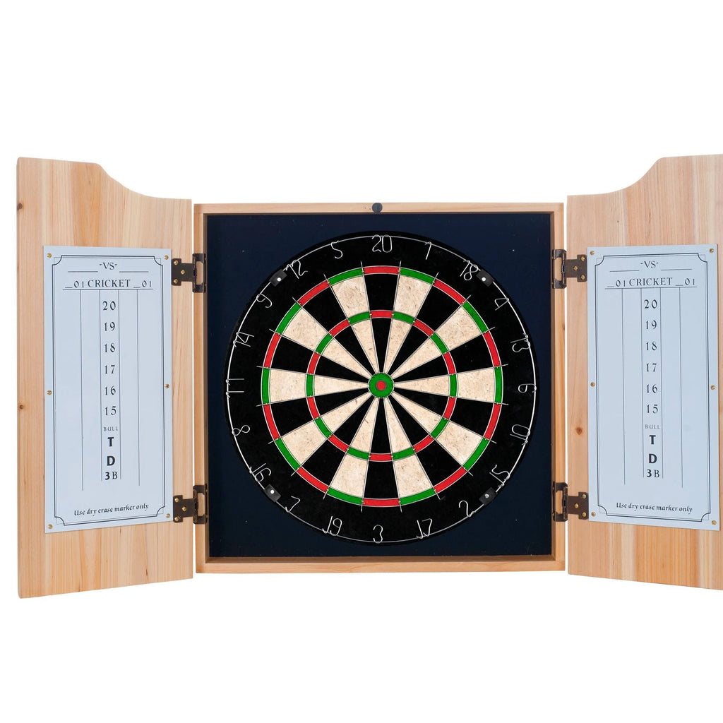 Dart Board Set with Cabinet S9888