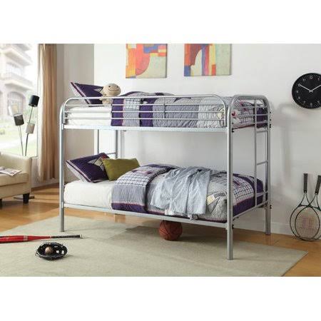 Twin Bunk Bed, Silver P4898