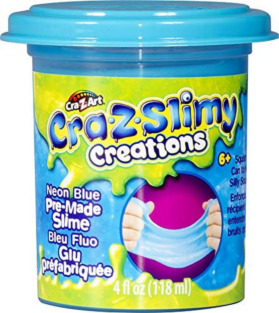 4 Pack Premade Slime, 4 Oz Cans I7330