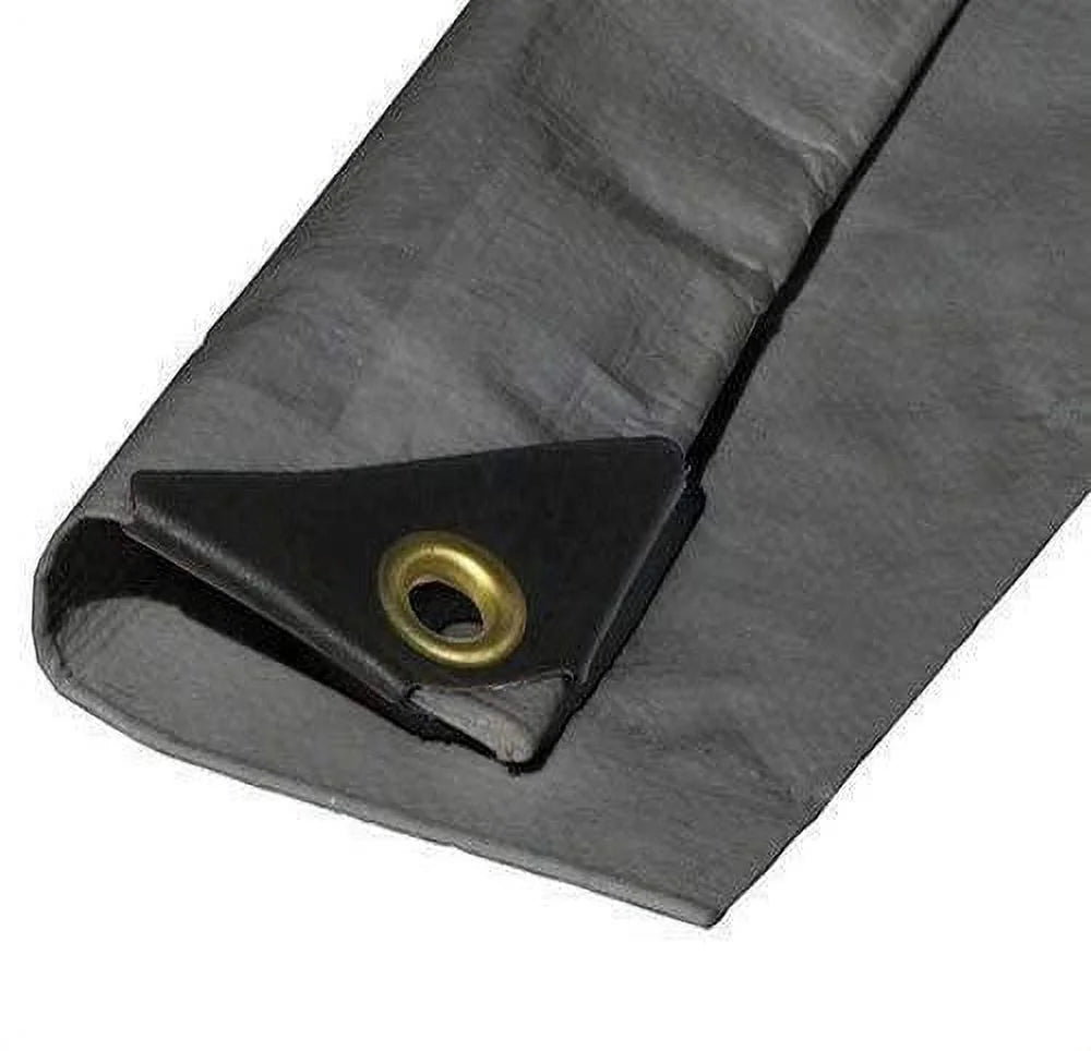 16'X30' Extra Heavy Duty 12 mil Silver Tarp 3 Ply Coated Reinforced Canopy 6 oz 3 Layer P35731