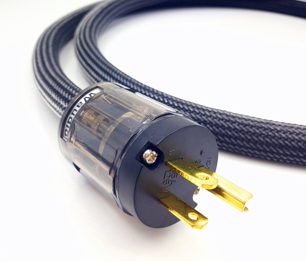 10 AWG HiFi Audio AC Power Cable US Plug 5FT Pack of 2 Q9400
