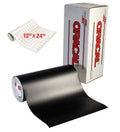 Matte Black Adhesive Craft Vinyl with Clear Transfer Paper (50ft x 12 inch) S252