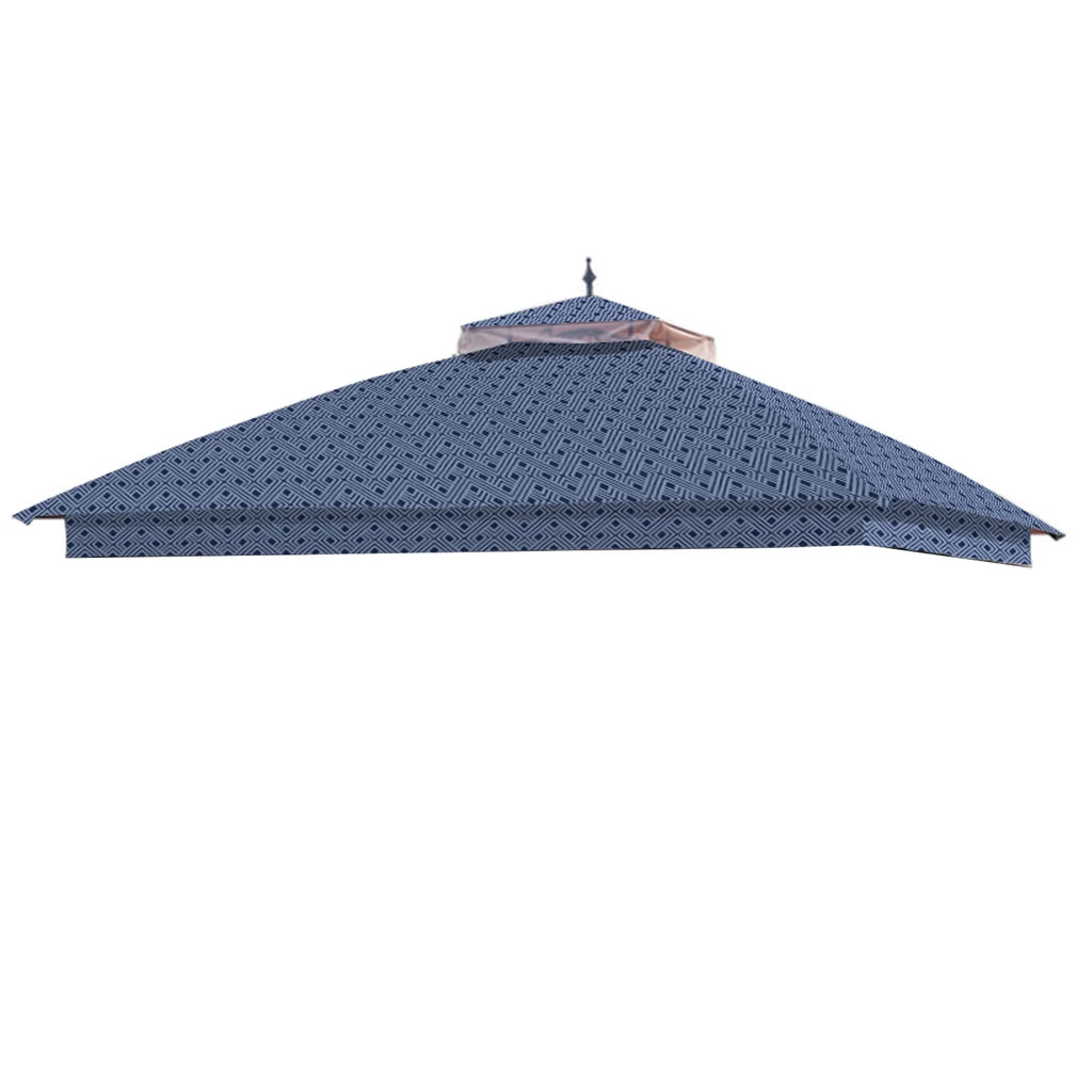 Midnight Trellis Replacement Canopy Top Cover for Steel Finial Gazebo I102346
