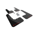 Black Mud Flap with Red Logo B491479