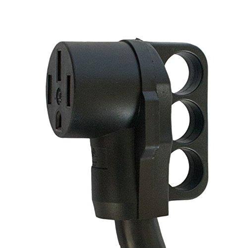 50 Amp RV Electrical Extension Cord, Black L98743