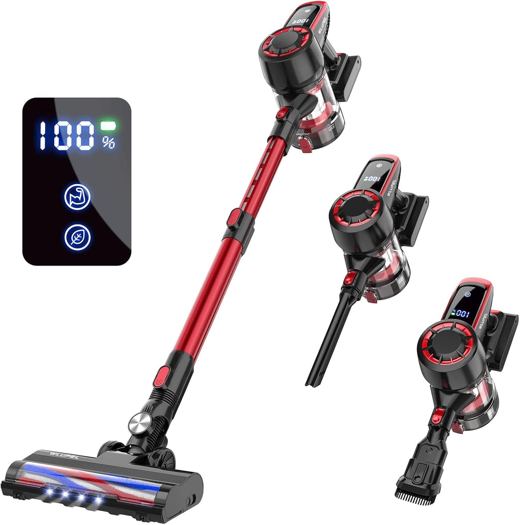 Cordless 250W Stick Vacuum Cleaner with LED Display W408507