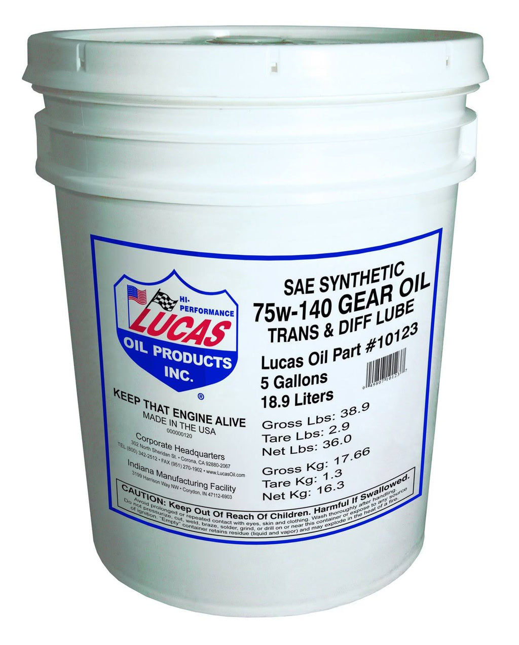 75W-140 Trans 5 Gal R46945