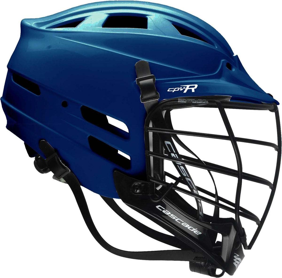 Blue Lacrosse Helmet with Black Mask K397