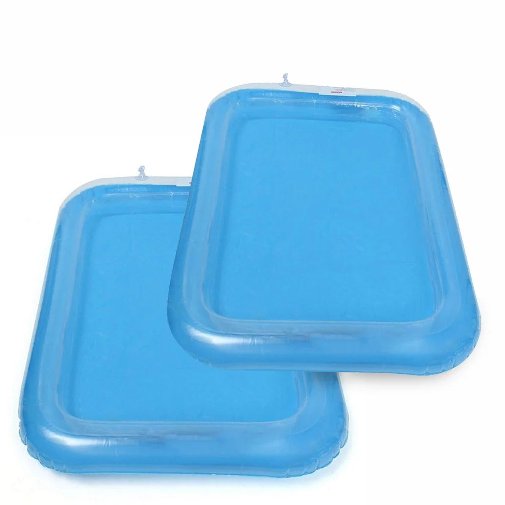 Blue Inflatable Sandbox Play Sand Toy Tray Z144682