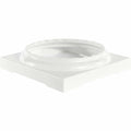 Standard Capital & Base for 10x22 Endura-Aluminum Fluted Round Columns, Clay Finish R58613