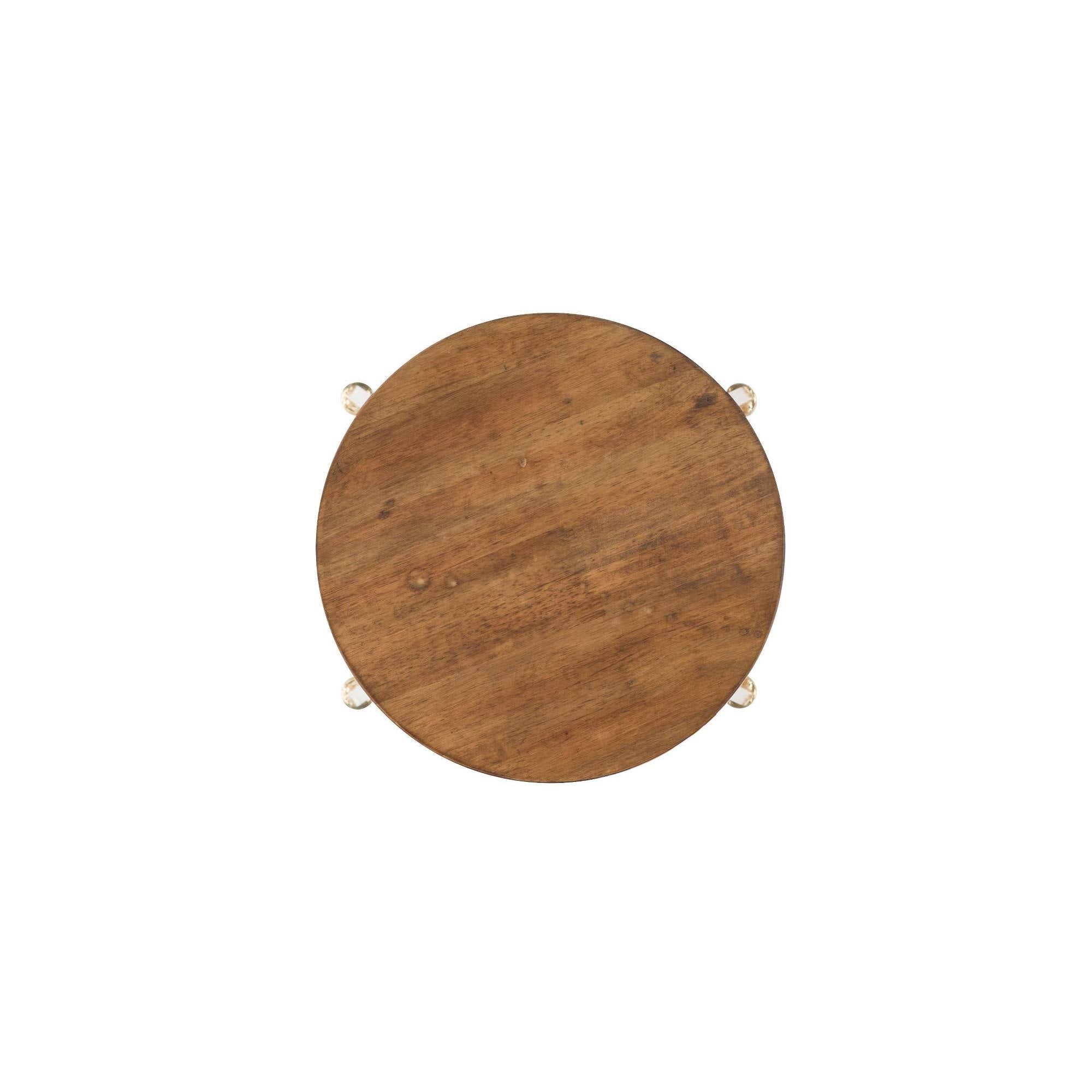 Adjustable Wood and Metal Stool K74842