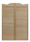 Dixieland Louvered Cafe Interior Swing Wood Door W641